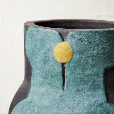 Small Geo Pattern Vase Yellow - Opalhouse™ Designed With Jungalow™ 2 Small Geo Pattern Vase Yellow - Opalhouse™ Designed With Jungalow™ - Image 2