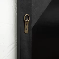 24" X 30" Wood And Brass Wall Mirror Blue - Opalhouse™ Designed With Jungalow™ -Opalhouse GUEST 12ef76de 299e 48c9 93e5 893293665e16