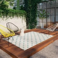 5' X 7' Quatrefoil Outdoor Rug Aqua - Opalhouse™ 5 5' X 7' Quatrefoil Outdoor Rug Aqua - Opalhouse™ -Opalhouse GUEST 1fa6f091 beb1 4fd7 b842 dadda40efd4a