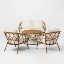 Britanna 4pc Patio Conversation Set - Natural - Opalhouse™