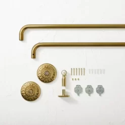 66"-120" Medallion Snap Grip French Curtain Rod Brass - Opalhouse™ Designed With Jungalow™ -Opalhouse GUEST 34d78b5a 5da3 4bcd ae5c 12c693e0d007