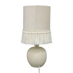 Small Table Lamp With Fringe Shade Off-White (Includes LED Light Bulb) - Opalhouse™ Designed With Jungalow™ -Opalhouse GUEST 6a5a28fb 40e2 4ccf aad5 699d151bc234