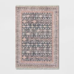 Alexandra Floral Printed Border Persian Rug Blush - Opalhouse™ 9 Alexandra Floral Printed Border Persian Rug Blush - Opalhouse™ -Opalhouse GUEST b64cccec 5c26 44cb bb19 1be2036f9757