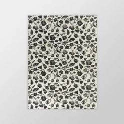 Floral Outdoor Rug Black - Opalhouseā¢