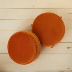 Olivia Round Pouf Rust - Opalhouse™ Designed With Jungalow™ -Opalhouse GUEST c9dd8b4f 6724 4b6d b4cd 58d229a78600