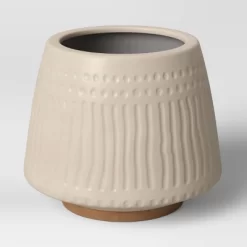 Textured Ceramic Planter Pots White - Opalhouse™ -Opalhouse GUEST ca20af10 0ac7 404a 8b03 8f6e31195dd4