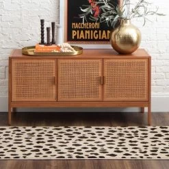 Daffodil Leopard Print Woven Rug - Threshold™ -Opalhouse GUEST ca6f0185 7f07 4025 bbdb 2103d7e23c18